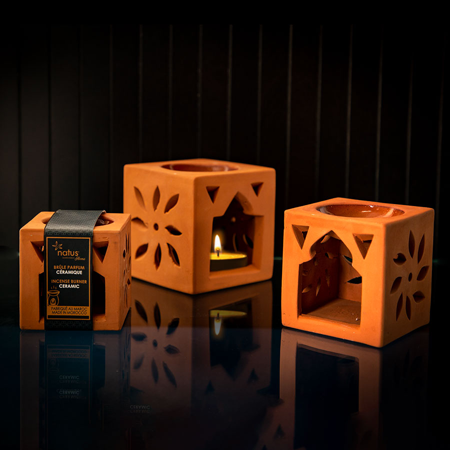 Brûle parfum artisanal Terracotta