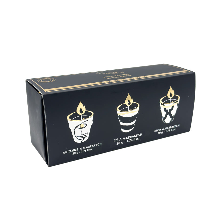 Pack 3 velas artesanales