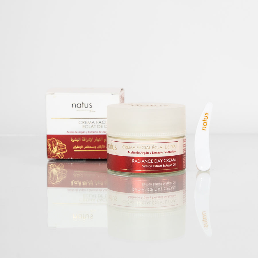 Crema facial Éclat du Jour con Aceite de Argán y Extracto de Azafrán