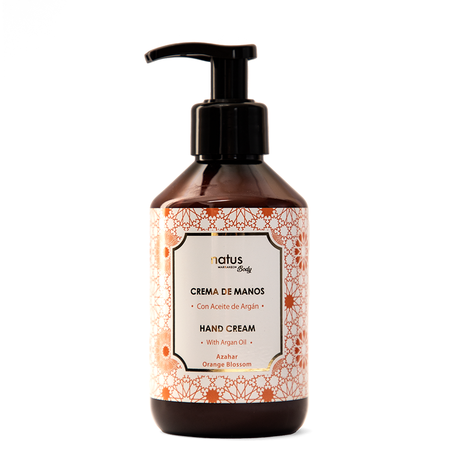 Crema de manos regeneradora con aceite de Argán 250ML