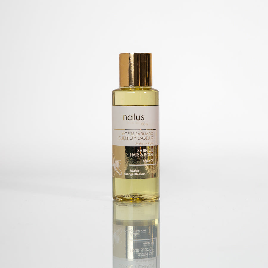 Aceite Satinado Corporal y Capilar Aceite de Argán