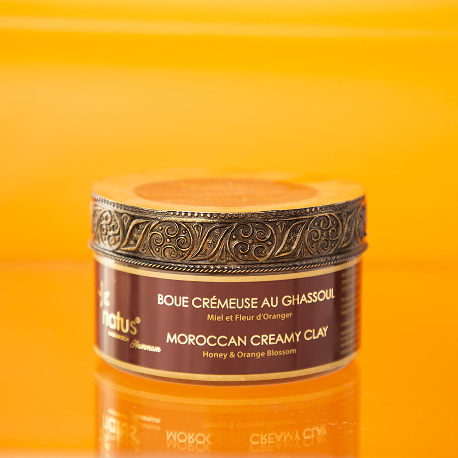 Ghassoul Creamy Mud - Honey and Orange Blossom