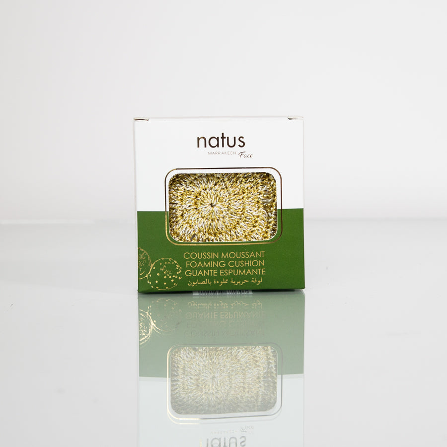 Foaming glove with Prickly Pear Seed oil