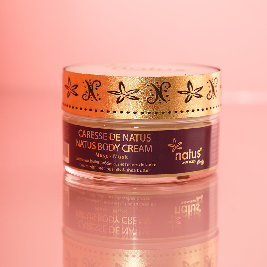 Caresse de natus, Crème aux huiles précieuses et beurre de karité 100ml