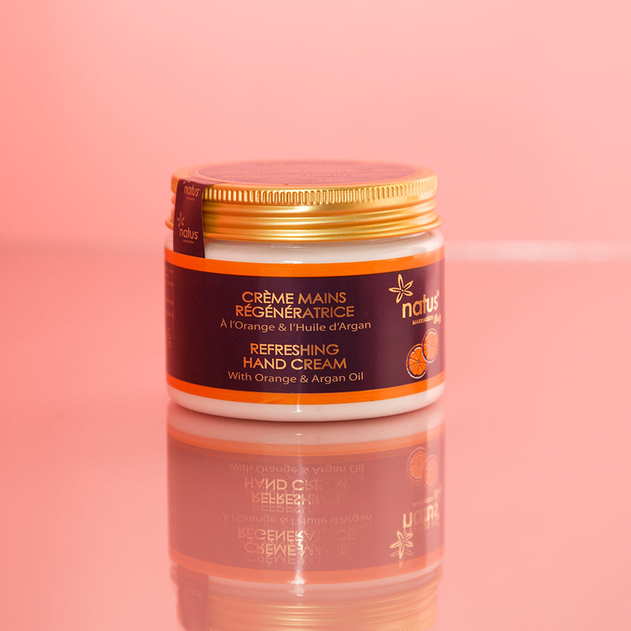 Regenerating hand cream with Argan and Orange oil