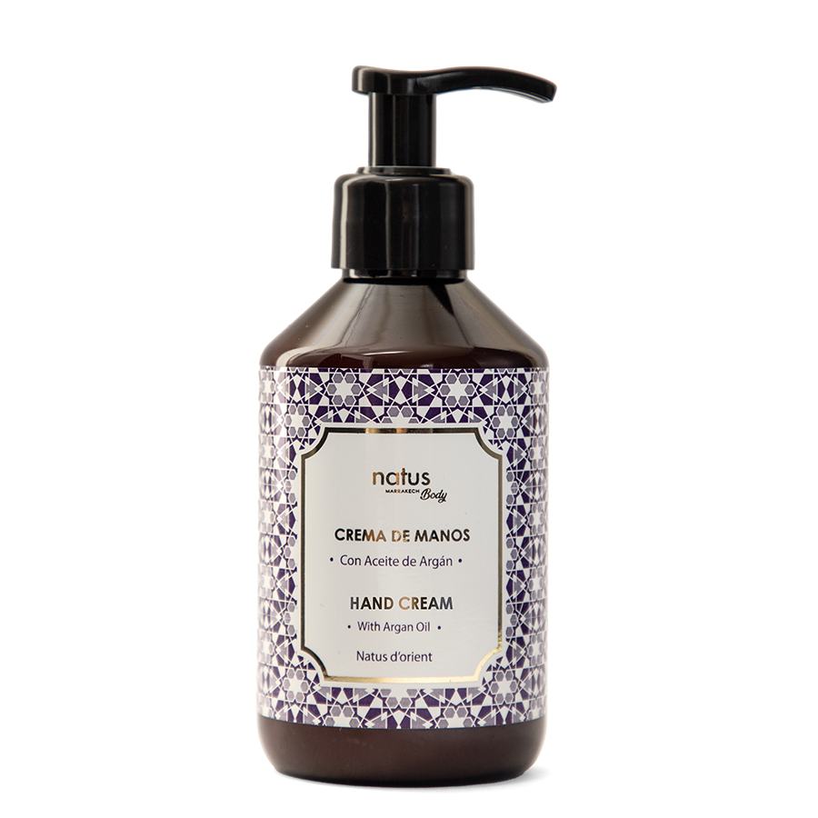 Crema de manos regeneradora con aceite de Argán 250ML
