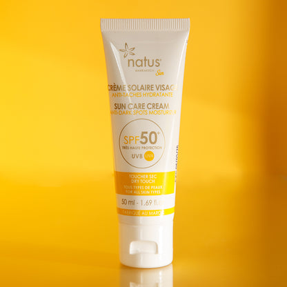 Crème solaire visage SPF50 