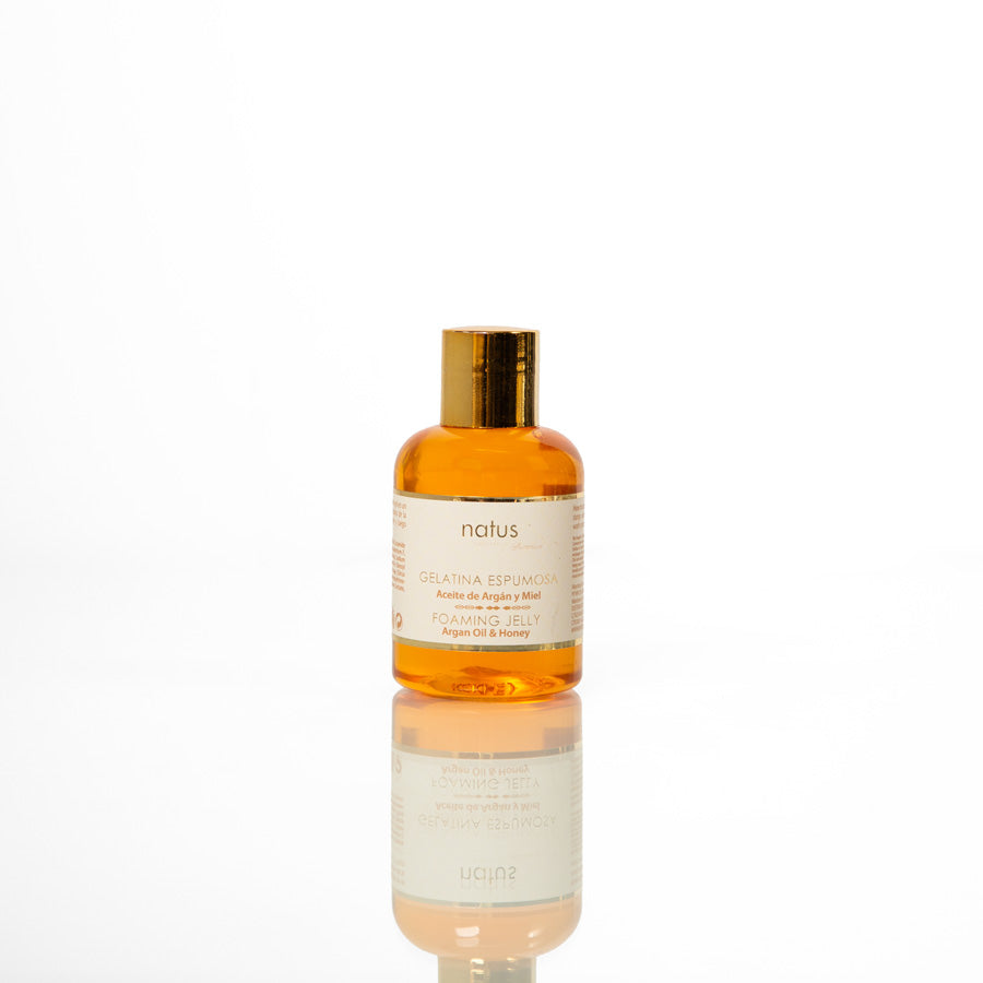 Gelatina Espumosa con Miel, aceite esencial de Naranja y aceite de Argán 50ml
