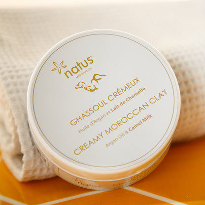 Creamy Ghassoul - Argan Oil and Camel Milk