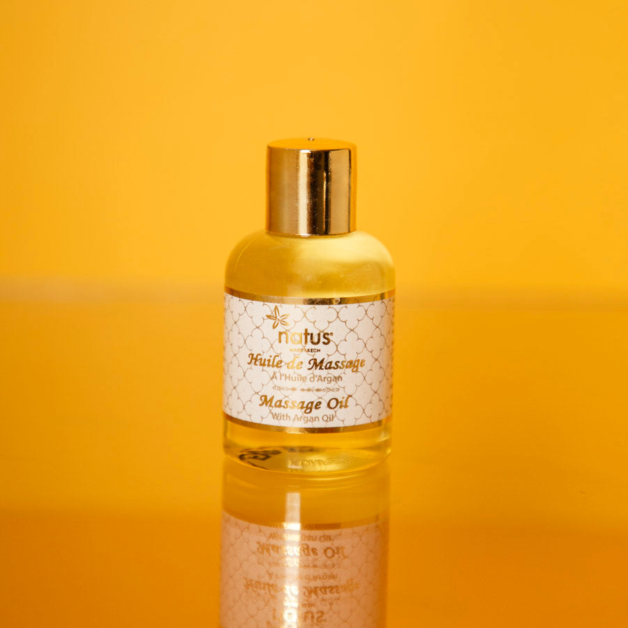 Massage oil with argan oil and orange blossom