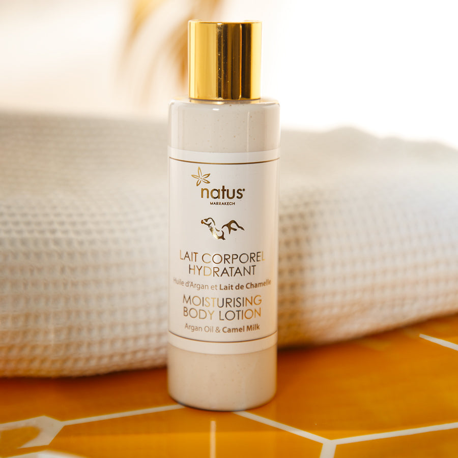 Moisturizing body lotion with Argan oil and Camel milk