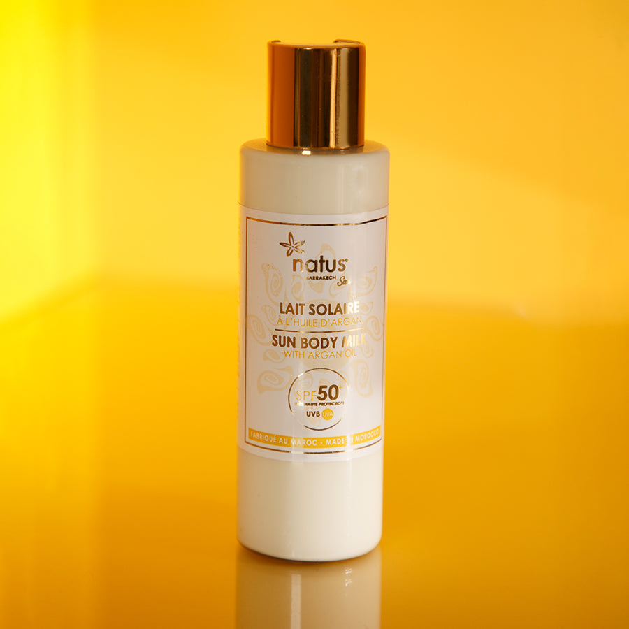 Lozione Solare SPF50+ con olio di Argan