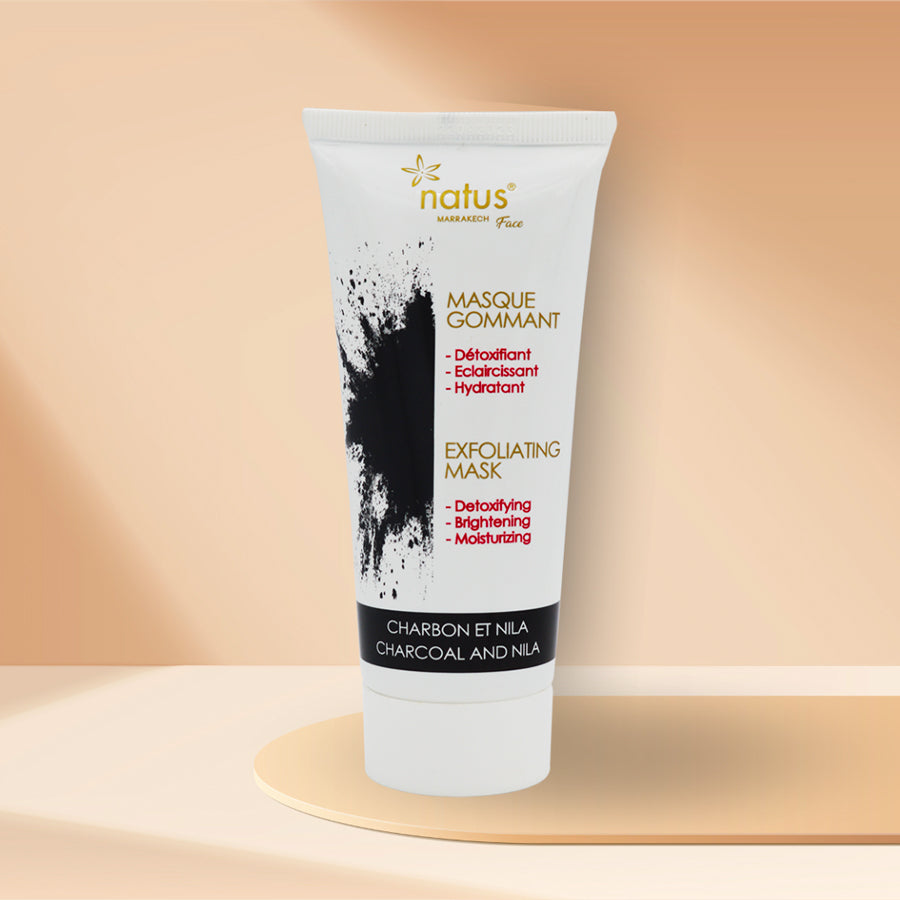 Masque exfoliant au charbon