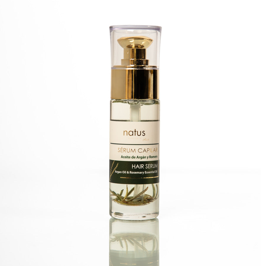 Argan oil and rosemary hair serum