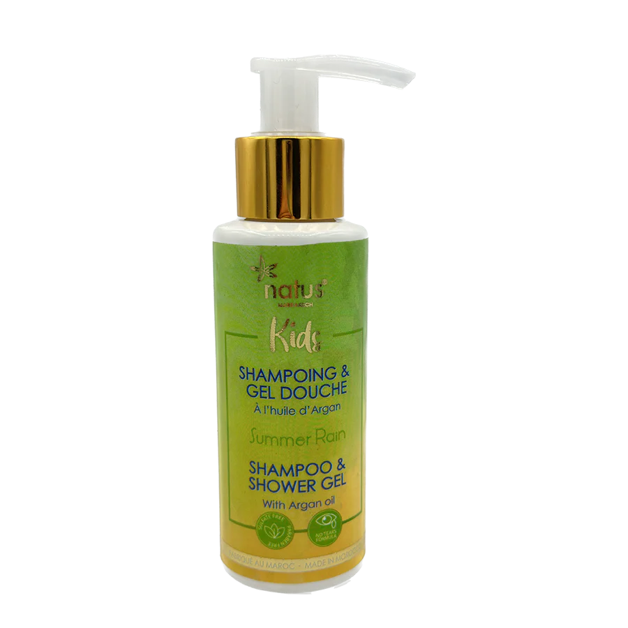 Gel de ducha corporal y capilar con aceite de Argán Summer Rain