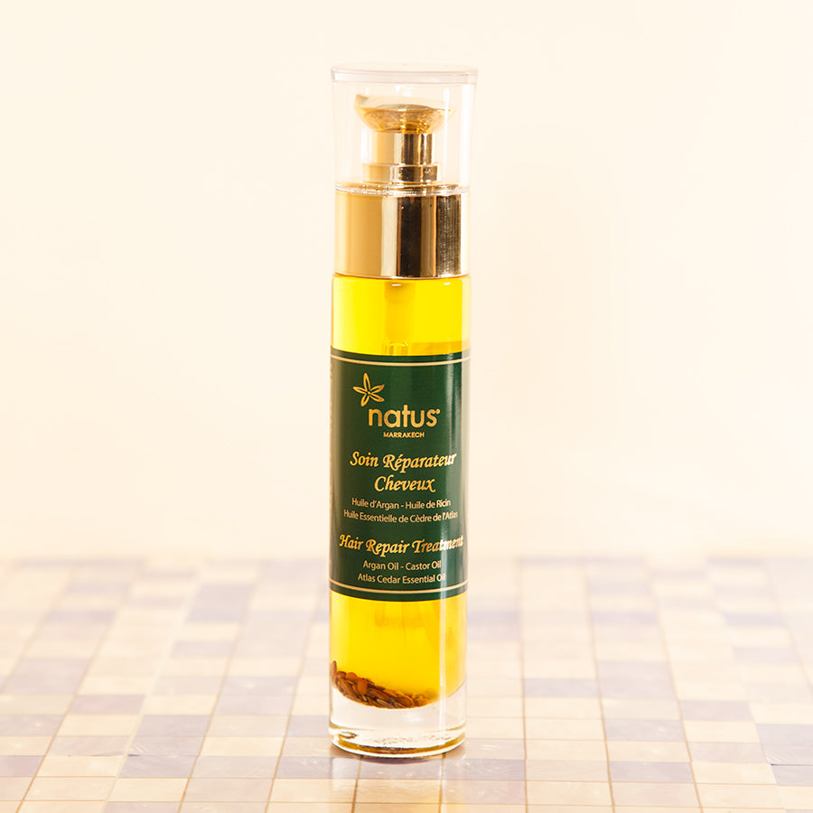 Hair Repair Treatment Argan oil - Castor oil - Atlas cedar essential oil