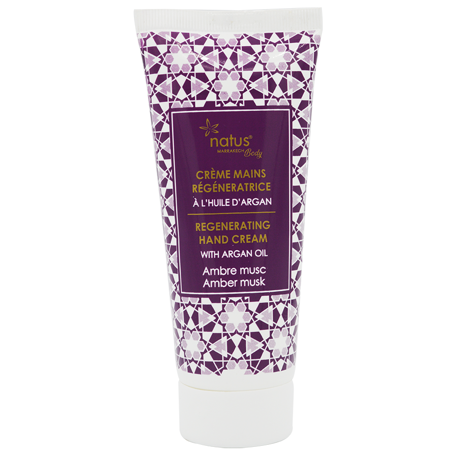 Regenerating hand cream with Amber Argan and Musk oil