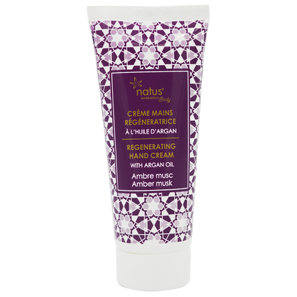 Regenerating hand cream with Amber Argan and Musk oil